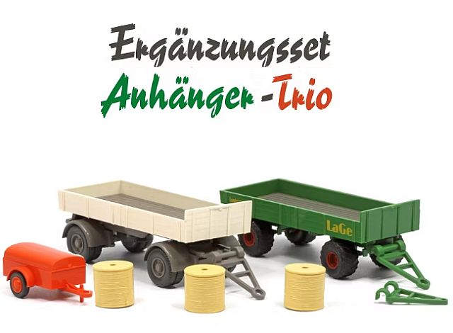 Wiking: Ergänzungsset "Anhänger-Trio"