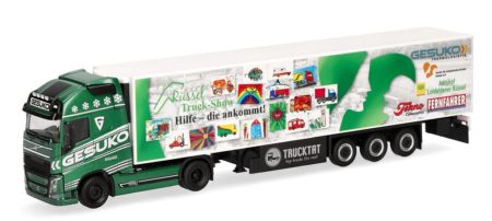 Herpa Sondermodell: Volvo FH GL XL (2013) KüKo-Sz. "Gesuko / Rüssel Truck-Show"