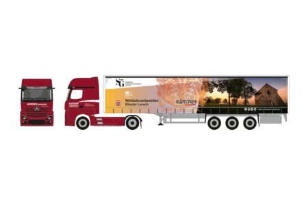Herpa: MB Actros '18 L GS GaPl-Sz. "Gärtner Transporte / Kloster Lorsch"