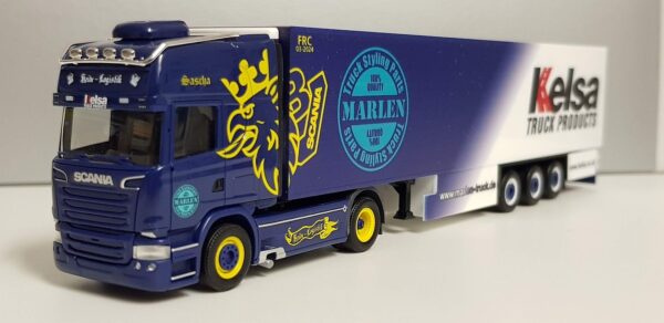 Herpa: Scania R ´13 KüKo-SZ "Heide Logistik / Kelsa"-0