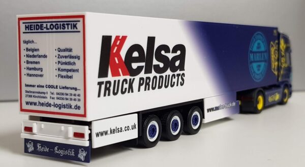 Herpa: Scania R ´13 KüKo-SZ "Heide Logistik / Kelsa"-14117