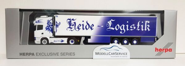 Herpa: Scania R `13 TL KüKo-SZ "Heide Logistik" (blau)-17502