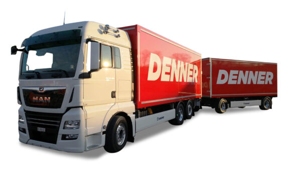 Herpa: MAN TGX XLX Euro 6c Ko-Hz. "Denner" (CH)-0