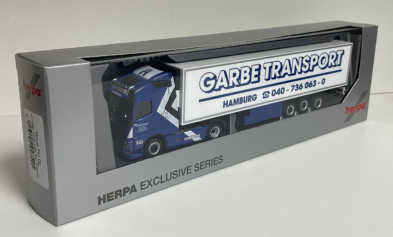 Herpa: Volvo FH Gl. KüKo-Sz. "Garbe, Hamburg"