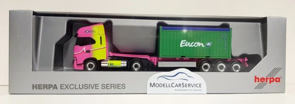 Herpa: Iveco S-Way LNG "Hannibal Contship / Eucon" (I)-22453