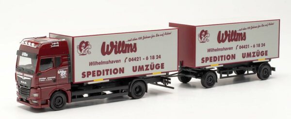 Herpa: MAN TGX GX 7,45m WeKo-Hz. „Willms“ -0