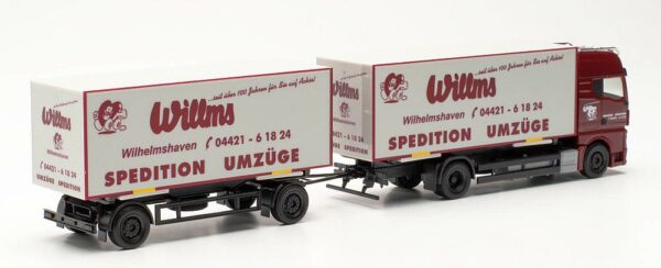 Herpa: MAN TGX GX 7,45m WeKo-Hz. „Willms“ -25608