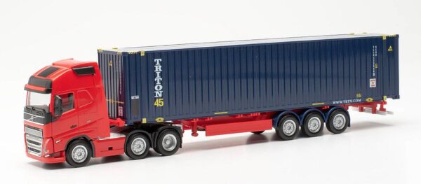 Herpa: Volvo Gl. XL 6x2 45ft. Cont.-Sz. “Triton International” -0