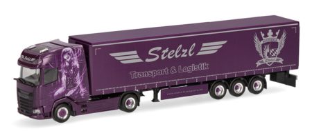 Herpa Sondermodell: DAF XG+ Gardinenplanen-Sattelzug "Stelzl" (2025)