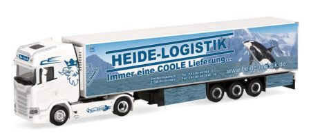 Herpa Sondermodell: Scania CS 20 HD KüKo-Sz. "Heide Logistik / Orca" (Sommerfest)