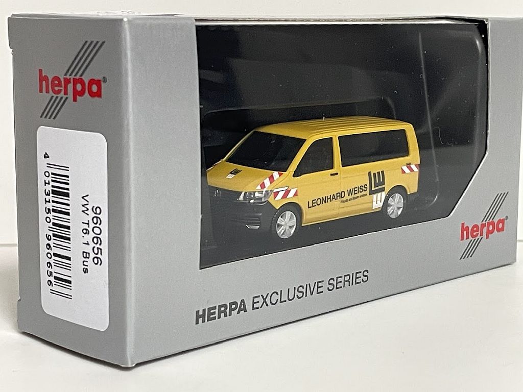 Herpa Sondermodell: VW T6.1 Bus "Leonhard Weiss"