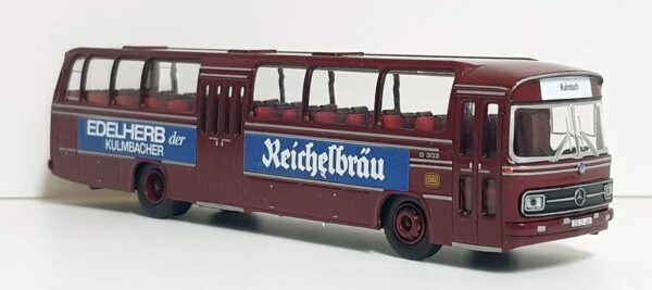 Brekina Sondermodell: MB O 302-13 Bahnbus "Kulmbacher Reichelbräu"-22696