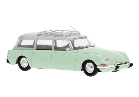 Brekina: Citroen DS Break (1967), pastellgrün/hellgrau