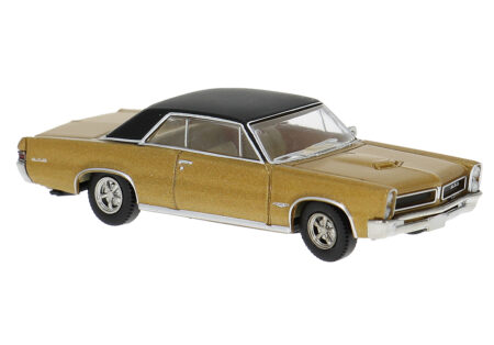 Brekina: Pontiac GTO Coupé (1965), Gold/schwarz