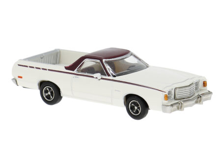 Brekina: Ford Ranchero (1977) "Last Edition", weiß/dunkelrot
