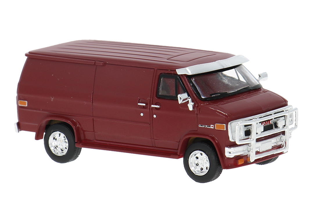 Brekina: GMC Vandura, dunkelrotmetallic