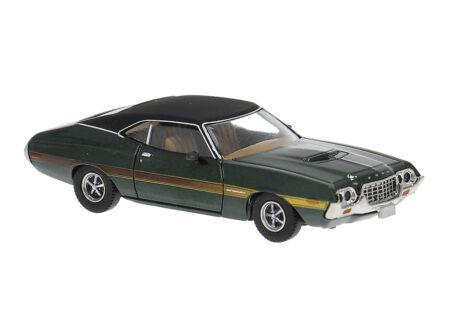 Brekina: Ford Gran Torino Sport (1969), grün/schwarz ("Moviecar")