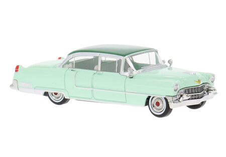 Brekina: Cadillac Fleetwood (1955), hellgrün/dunkelgrün,