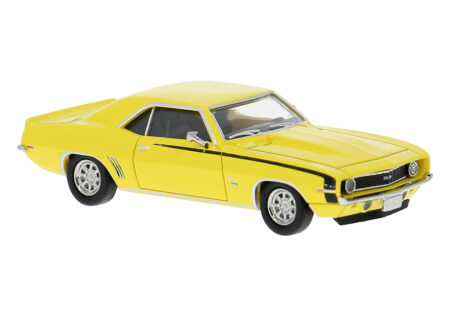 Brekina: Chevrolet Camaro Coupé (1969), gelb mit Dekor