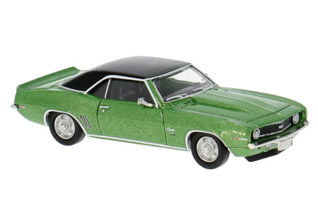 Brekina: Chevrolet Camaro (1969), grün/schwarz