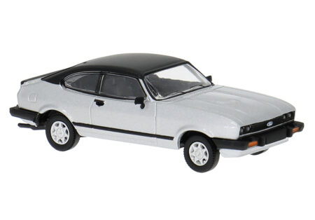 Brekina: Ford Capri III (1978), Silber/schwarz