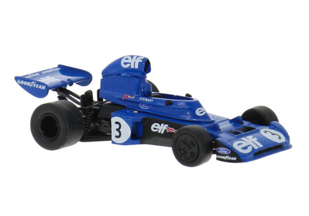Brekina: Tyrrell 006, Formel 1, GP Südafrika, 1973, Elf, #3, J. Stewart (Weltmeisterauto)
