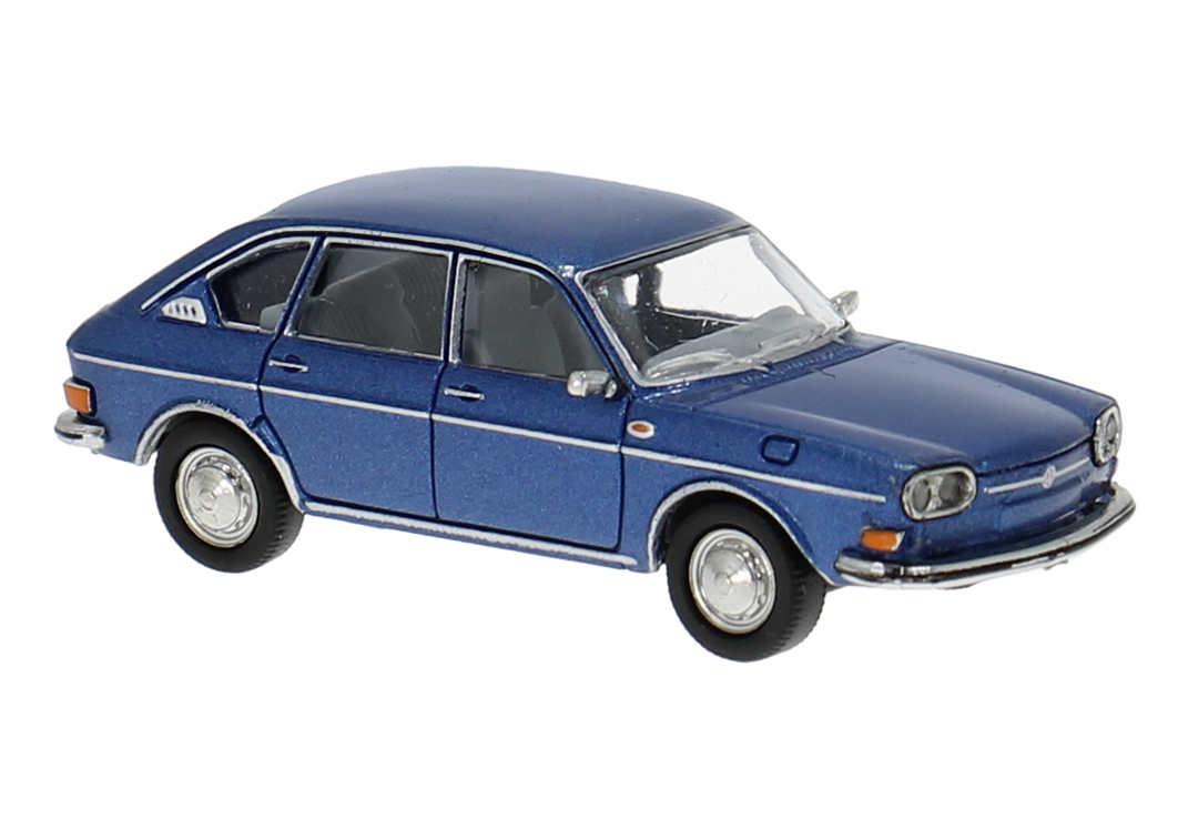 Brekina: VW 411 (1969), blau – gemini metallic