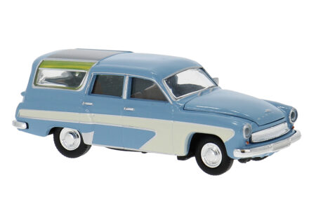 Brekina: Wartburg 311 Camping (1959), hellblau/weiß