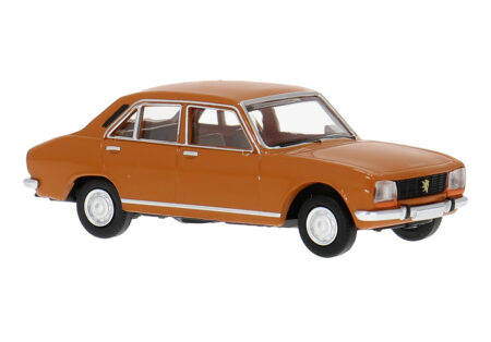 Brekina: Peugeot 504 Limousine, dunkelorange