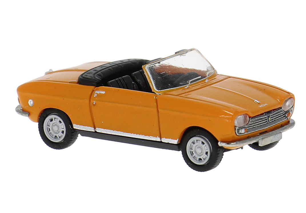 Brekina: Peugeot 204 Cabriolet (1967), orange