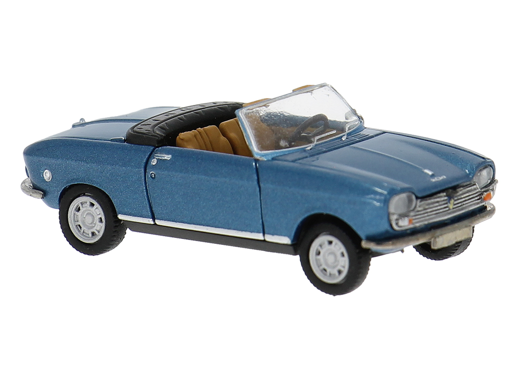 Brekina: Peugeot 204 Cabriolet (1967), seeblau
