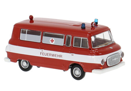 Brekina: Barkas B 1000 KTW (1960) "Feuerwehr"