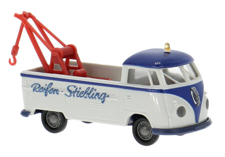 Brekina: VW T1b Abschleppwagen (1960) "Reifen Stiebling"