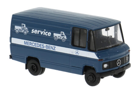 Brekina: Mercedes L 406 D Kasten (1967) "Unimog Mobile Service"