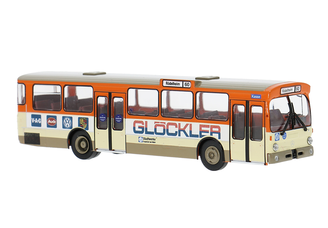 Brekina: Mercedes O 305 (1972), "Frankfurt – VW-Glöckler"