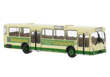 Brekina: Mercedes O 305 (1972) "Stadtwerke Bonn – Königsbacher"
