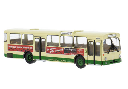 Brekina: Mercedes O 305 (1972) "Stadtwerke Bonn – Schmalzgräber"
