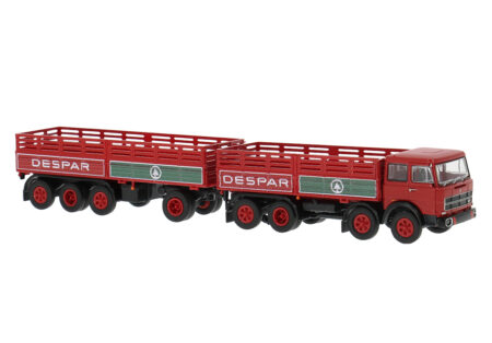 Brekina: Fiat 691 N "Millepiedi" Pritschen-Hängerzug "Despar"