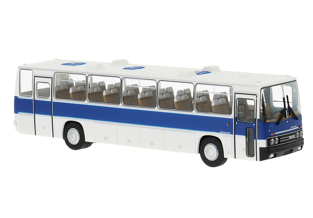 Brekina: Ikarus 250 (1984), blau/weiß