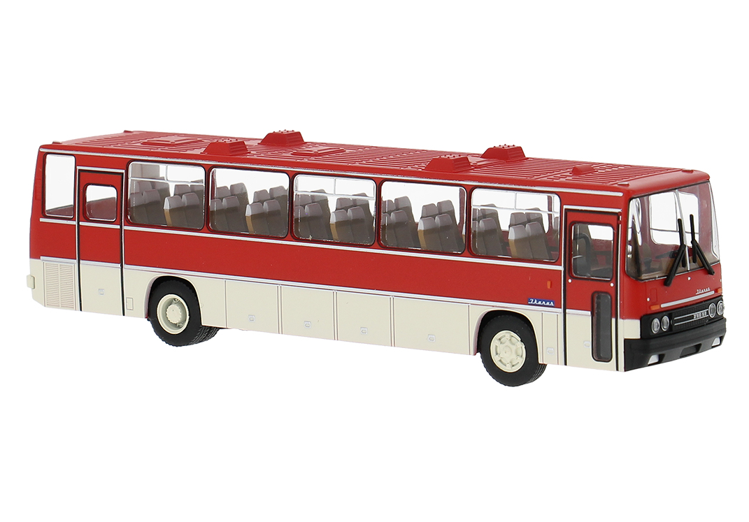 Brekina: Ikarus 250 (1984), rot/weiß