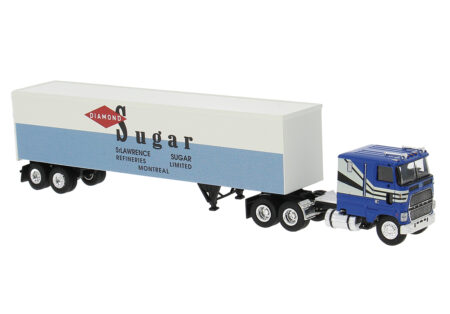 Brekina: Ford CLT 9000 Koffer-Sattelzug (1978) "Diamond Sugar"