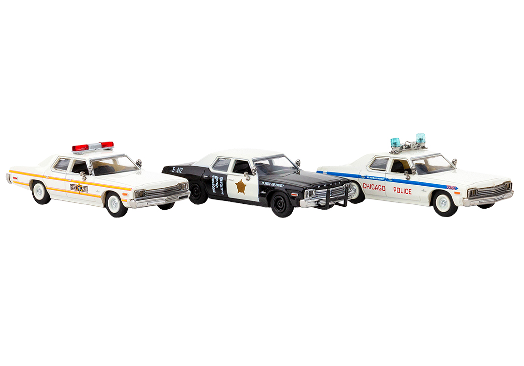 Brekina: "Movie-Set" mit 3 Dodge Monaco "Im Auftrag des Herrn"