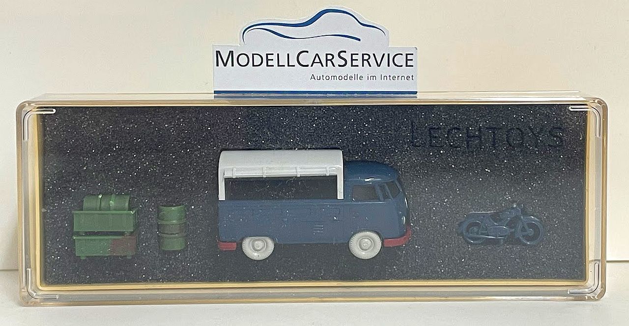 Wiking Sonderset: VW T1b Pr/Pl, Ladegut und "Kreidler Florett" Moped – Bild 2