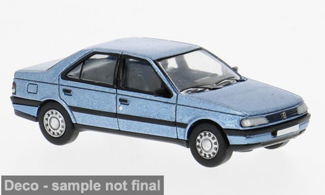 PCX87: Peugeot 405 (1987), hellblau