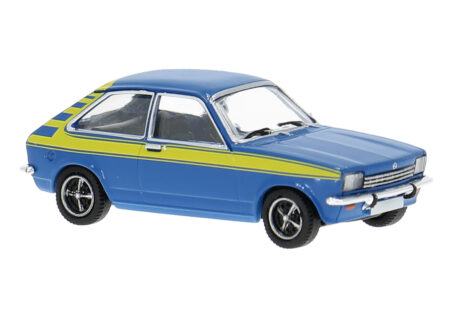PCX87: Opel Kadett C City Jet (1975), blau mit gelbem Dekor