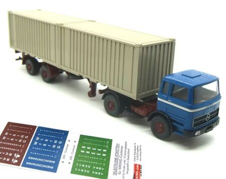 Wiking: MB LPS 1620 Containersattelzug mit zwei 20-Fuß Containern