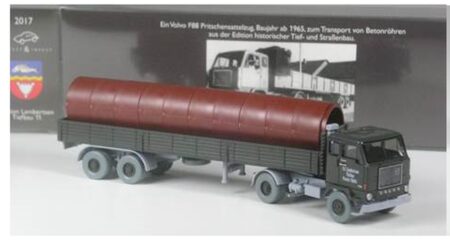 Wiking: Volvo F88 Pritschensattelzug "Lambertsen"-0