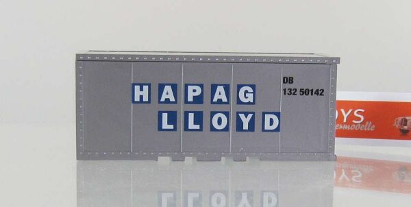 Wiking: 20ft Stahlcontainer "Hapag Lloyd", Silber-0