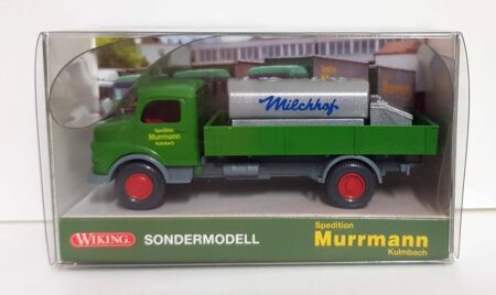 Wiking: MB L911 Pr-Lkw "Sped. Murrmann - Milchhof"-0