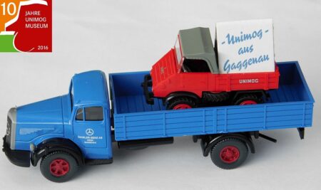 Wiking: MB L6600 und U411 "Unimog aus Gaggenau"-0